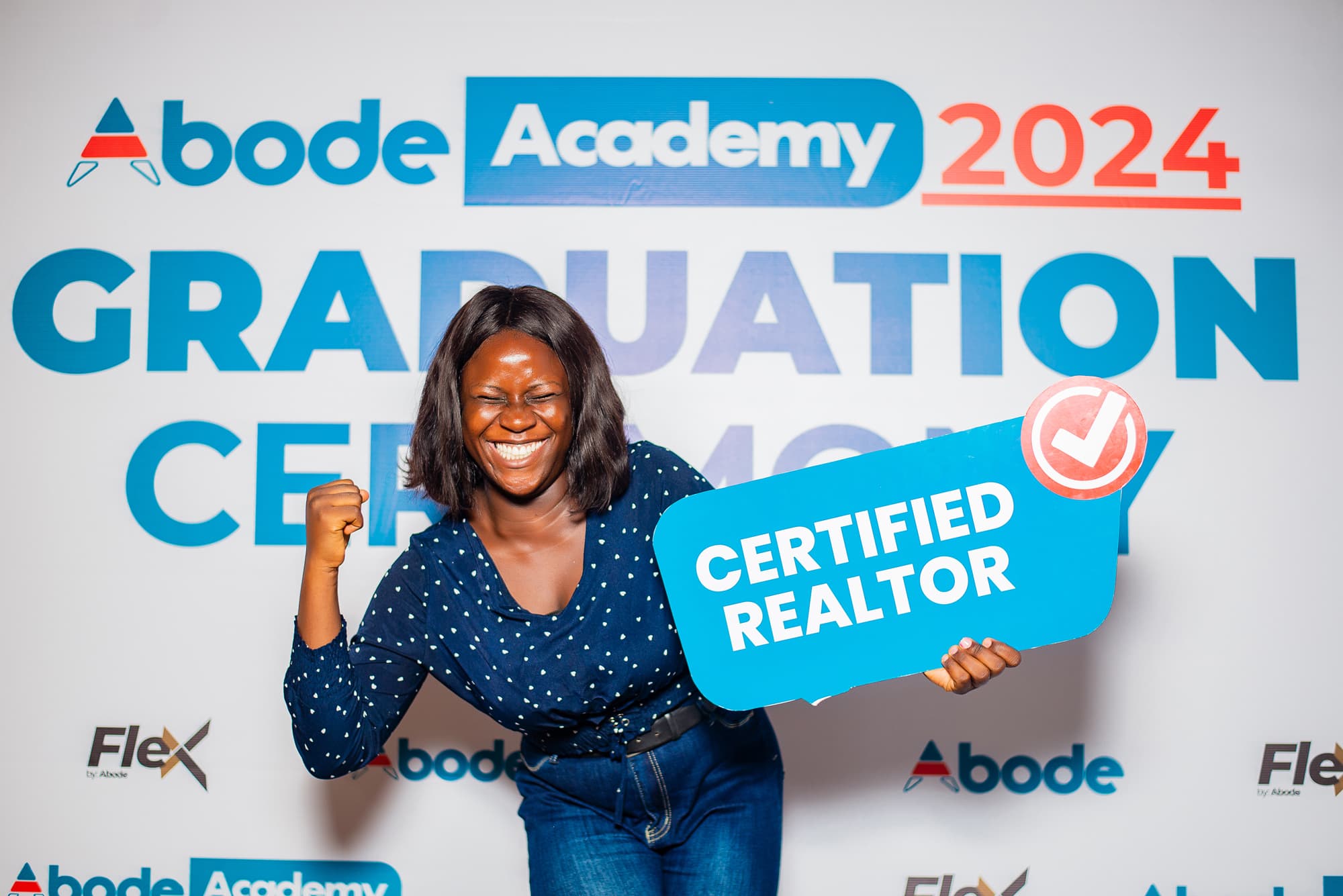 Associate celebrating growth