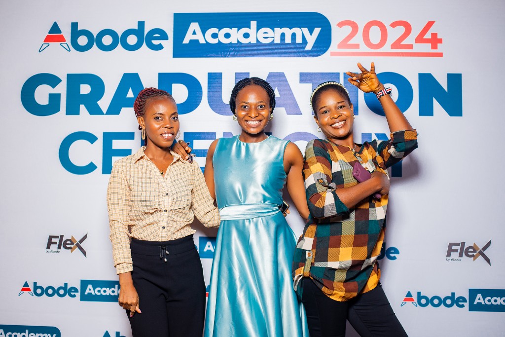 Graduates at Abode Associates ceremony
